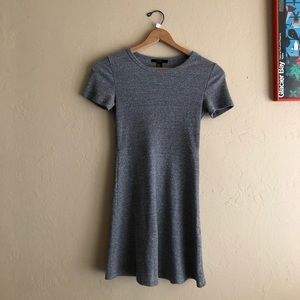 Grey Forever 21 A Line Dress